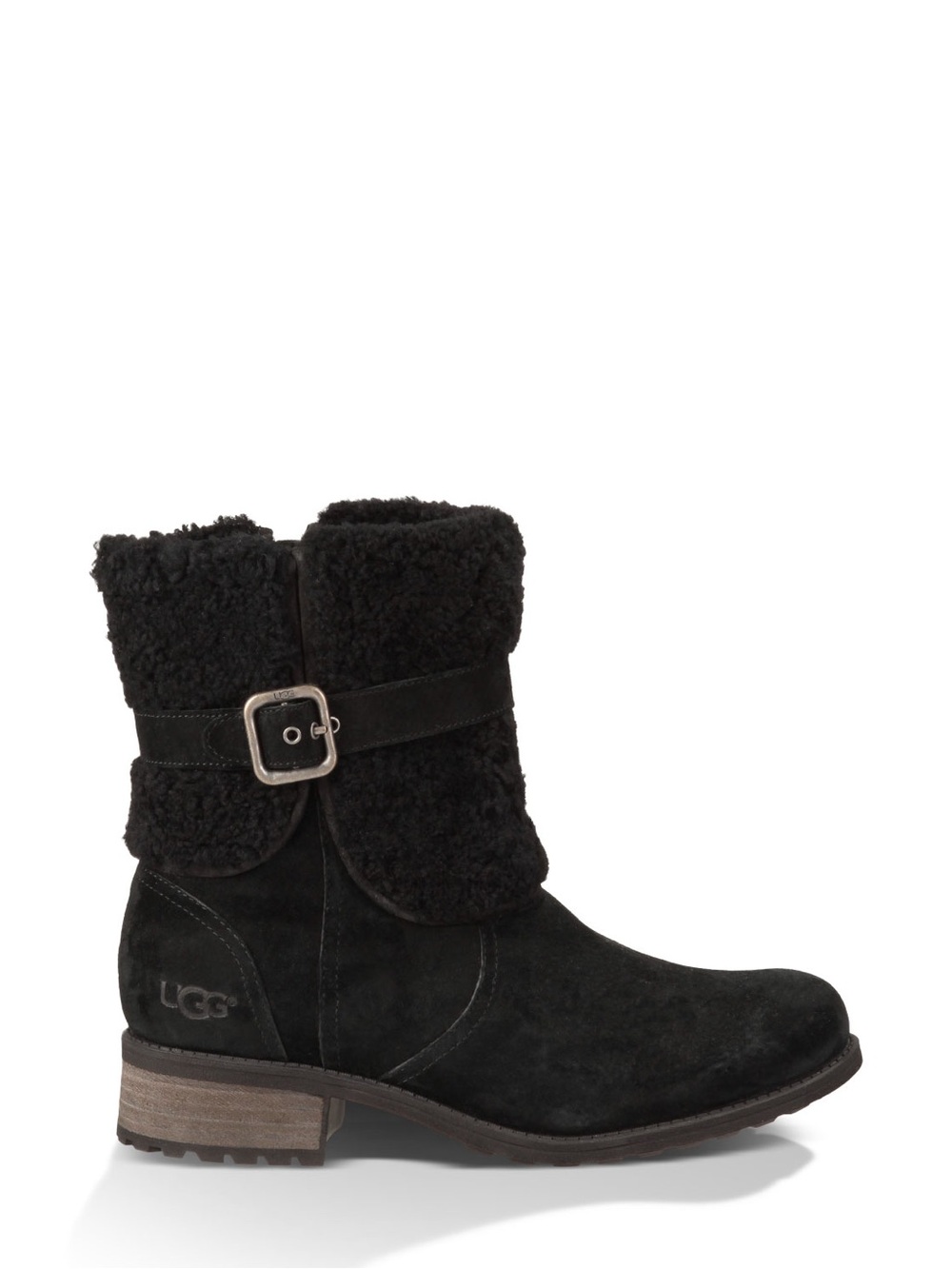 UGG women’s Blayre water resistant suede sheepskin cuff boots - Size 7? 💜